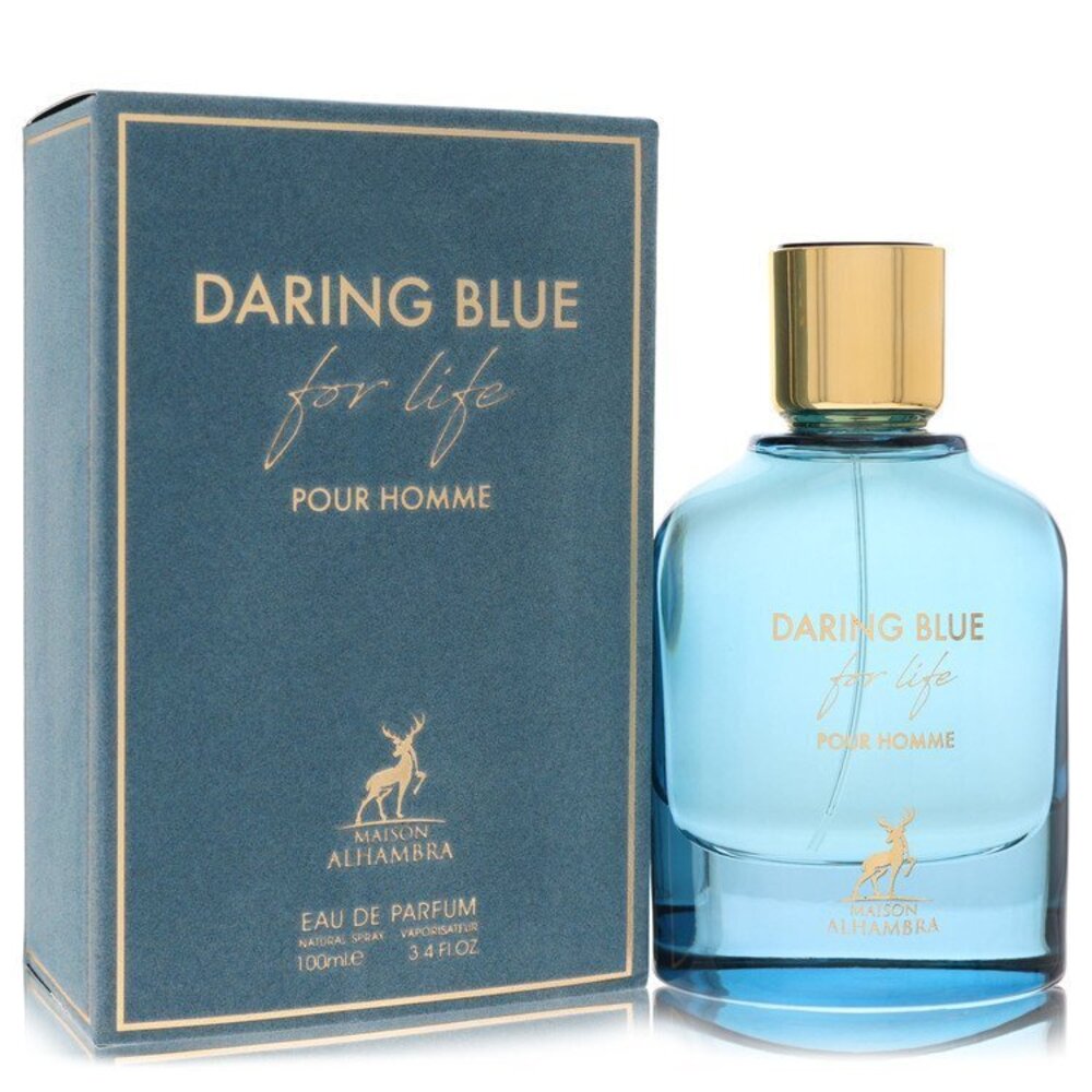 Maison Alhambra Daring Blue For Life by Maison Alhambra Eau De Parfum Spray 3.4